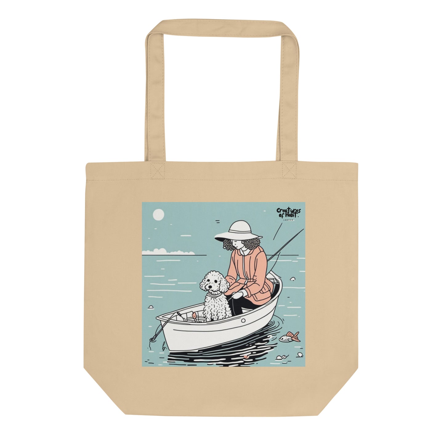 Oodle Gone Fishin' Eco Tote Bag