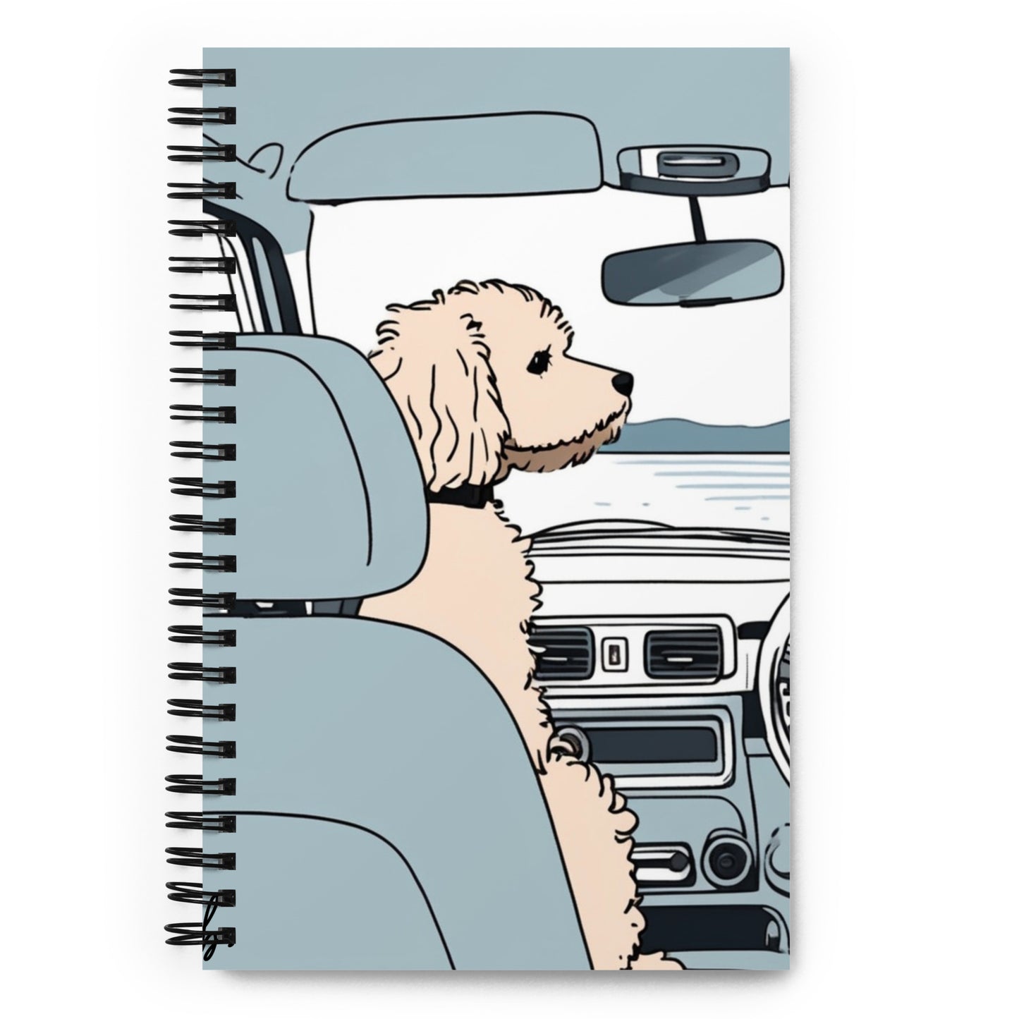 Max in The Passenger Seat Notebook