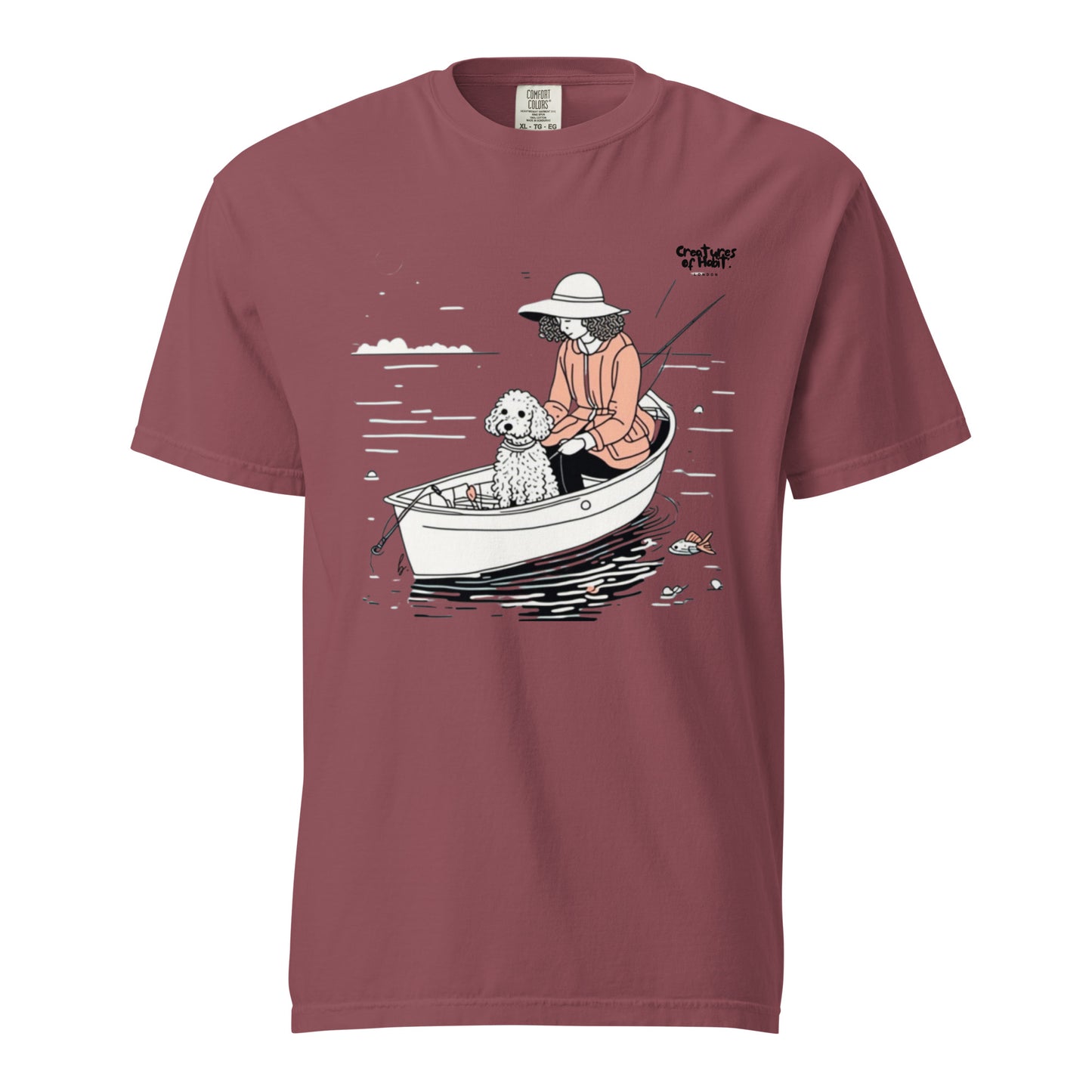 Oodle Gone Fishin' | Comfort Colours T-Shirt