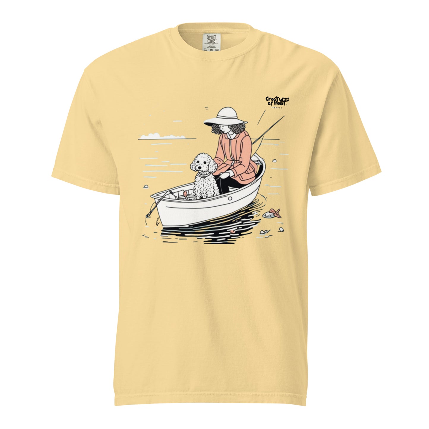 Oodle Gone Fishin' | Comfort Colours T-Shirt