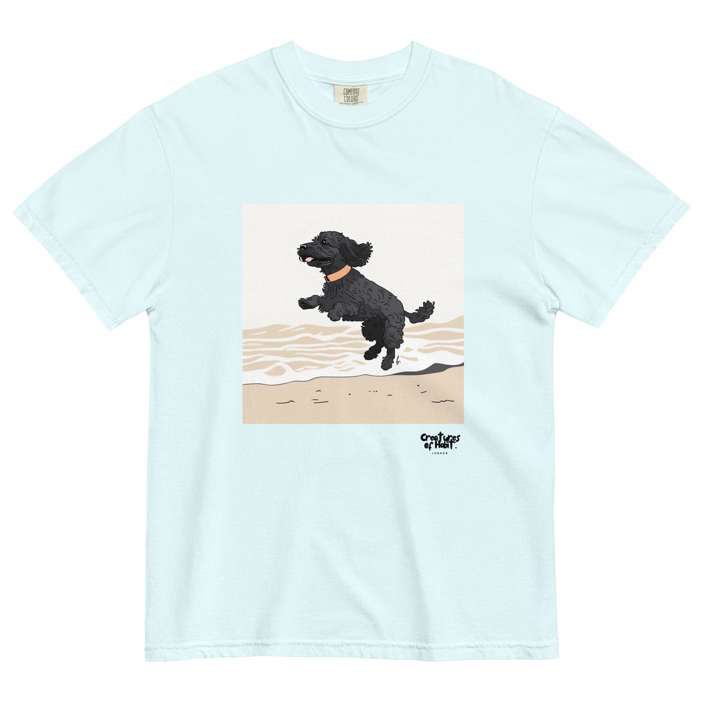 Soxie at Carrum Beach | Comfort Colours T-Shirt