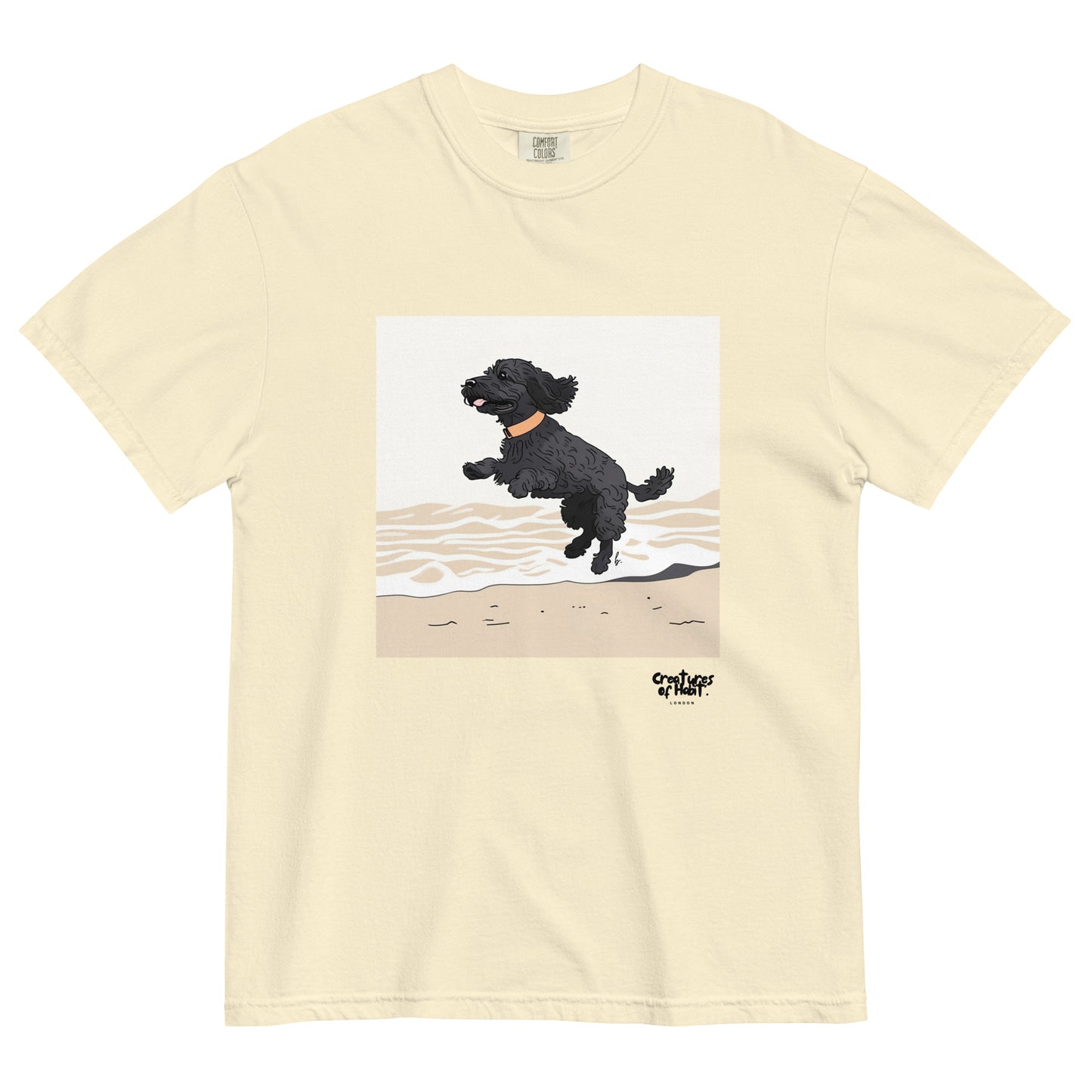 Soxie at Carrum Beach | Comfort Colours T-Shirt