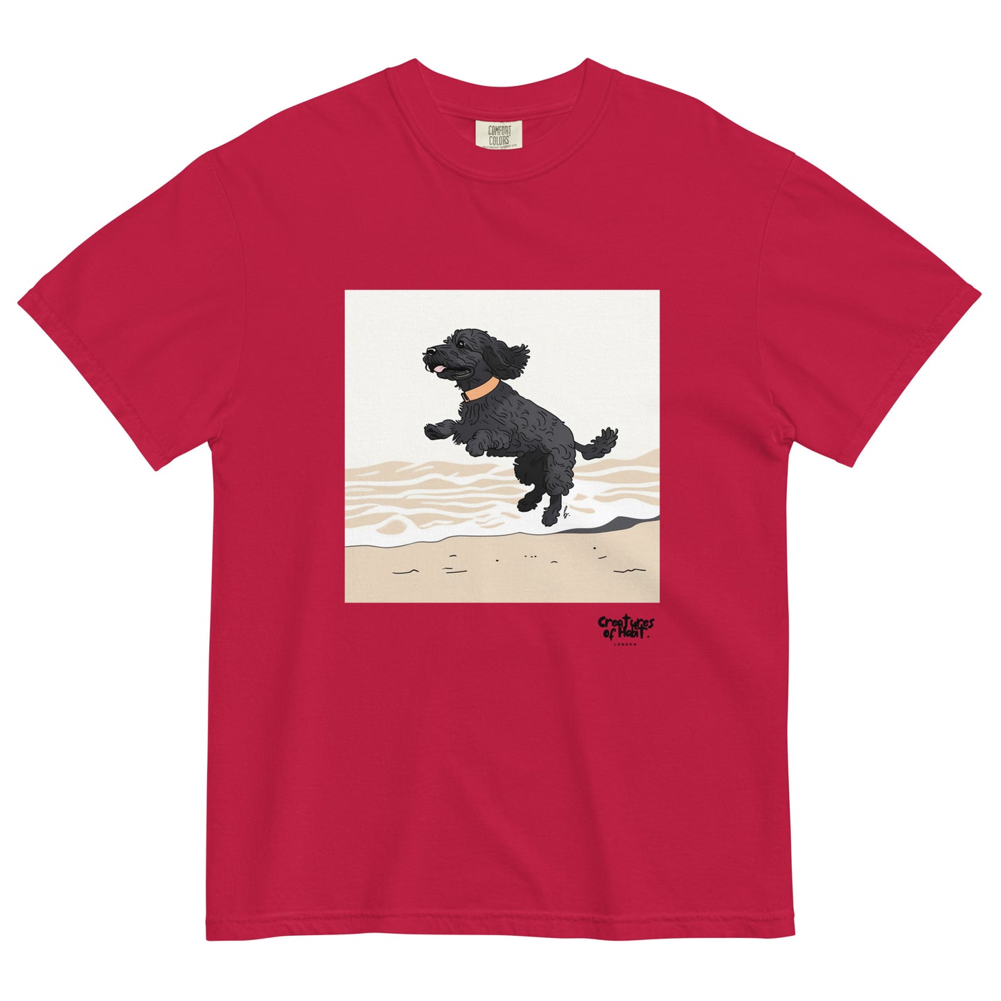 Soxie at Carrum Beach | Comfort Colours T-Shirt