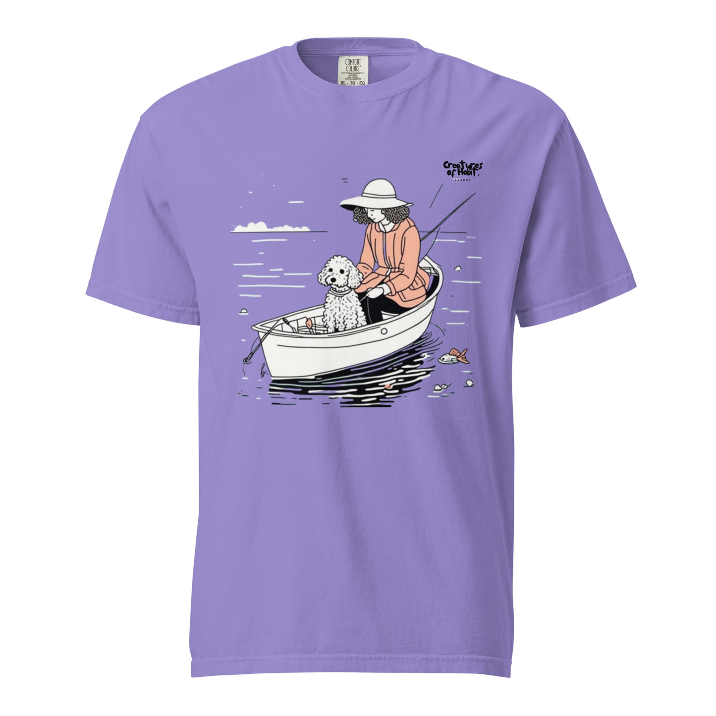 Oodle Gone Fishin' | Comfort Colours T-Shirt