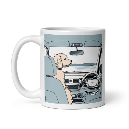 Max in the Passenger Seat Mug