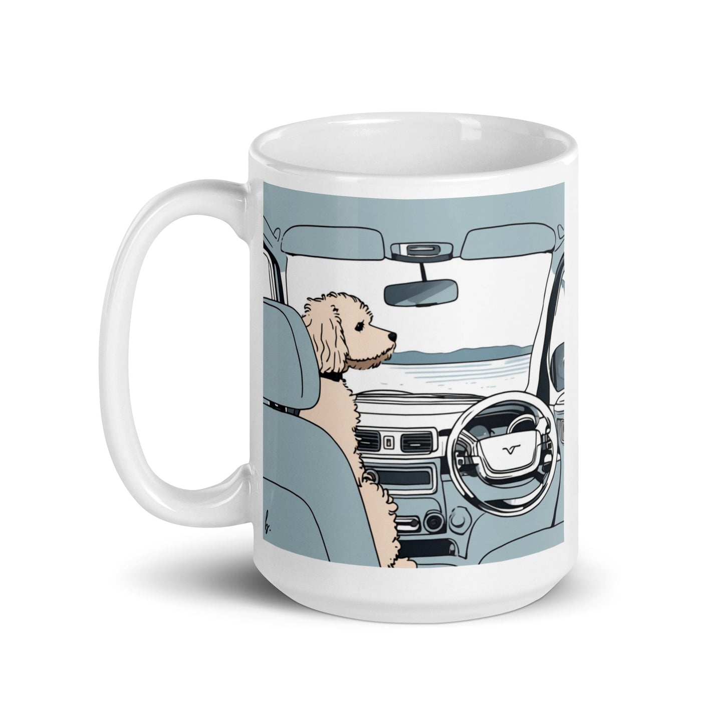 Max in the Passenger Seat Mug